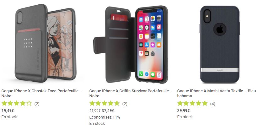 coques et protections Mobile Fun iPhone X screen1