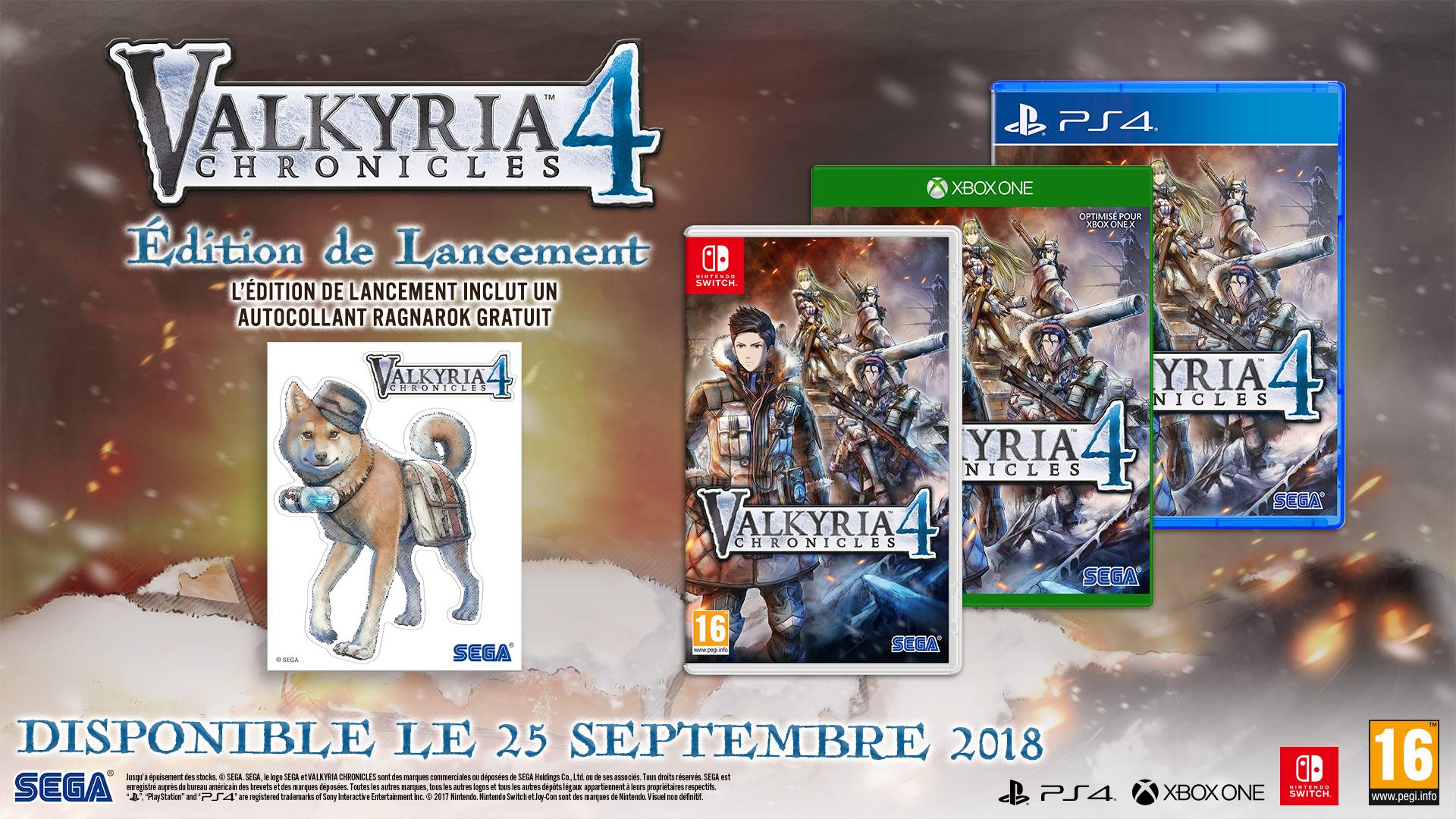 VALKYRIA CHRONICLES 4 pc ps4 xbox one