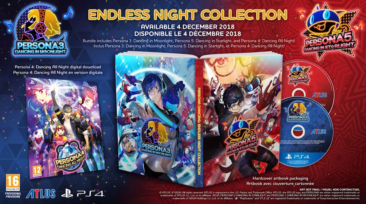 Persona 3 Dancing in Moonlight Persona 5 Dancing Endless Night Collection