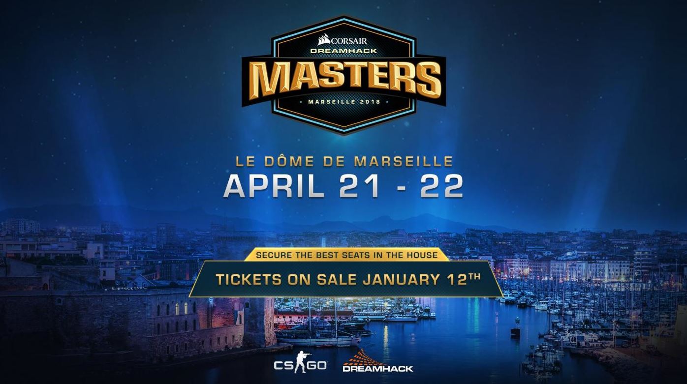 DreamHack Masters CORSAIR Marseille billet