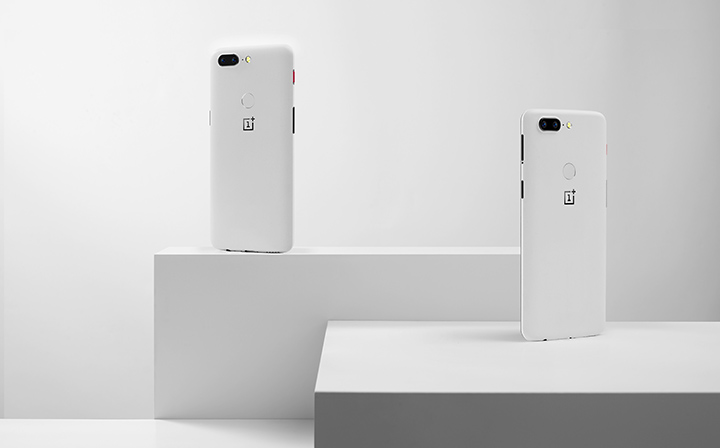 OnePlus 5T Sandstone White en édition limitée stock disponible 1