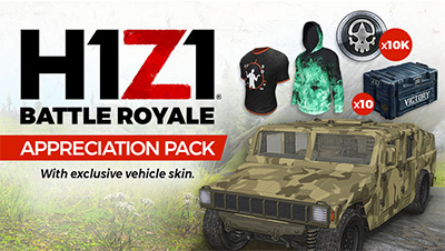 H1Z1 gratuit pack