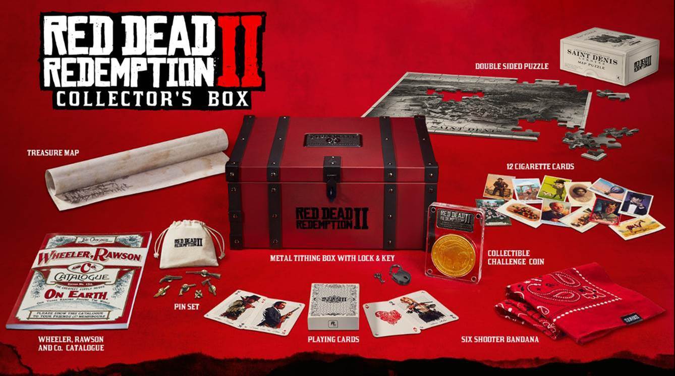 Les éditions collector Red Dead Redemtpion PS4 Xbox One précommandes coffret du collectionneur
