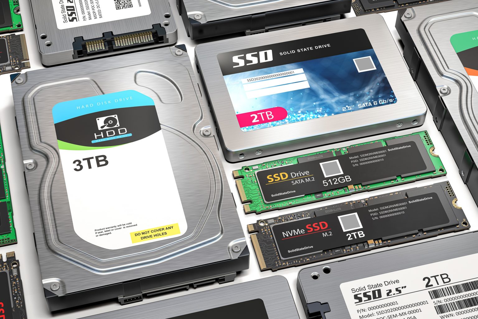 Les différents types de SSD