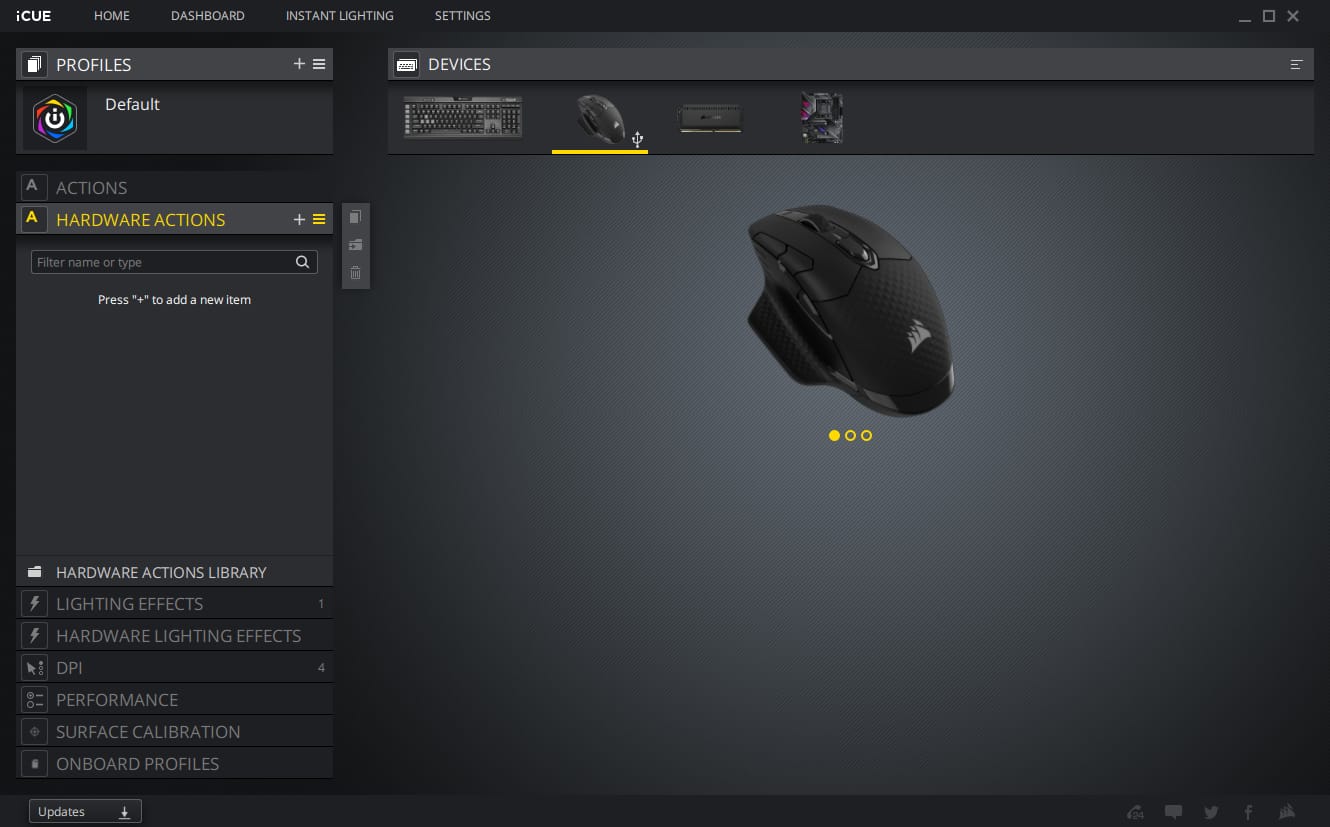 corsair dark core rgb pro écran photos 04