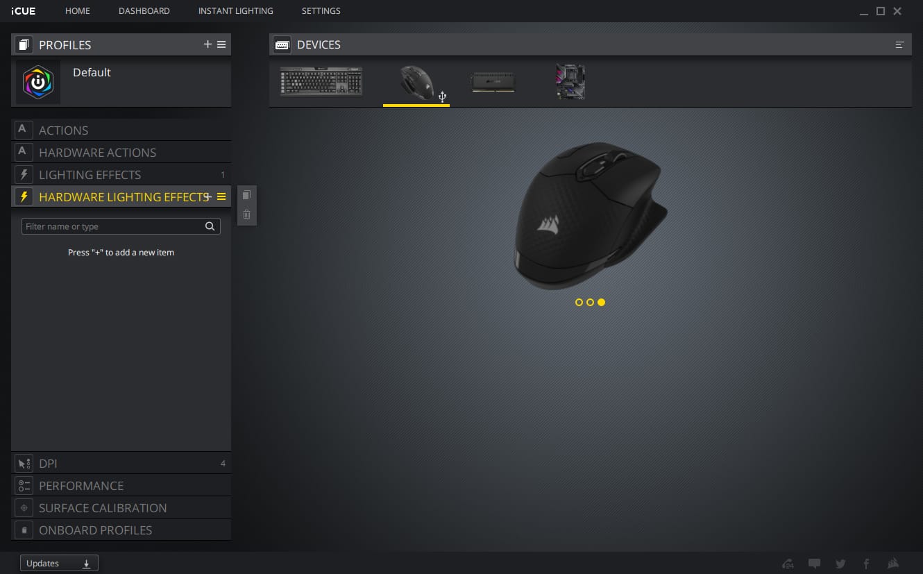 corsair dark core rgb pro écran photos 06