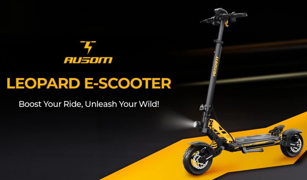 Ausom dévoile Leopard, un scooter électrique tout-terrain haut de gamme