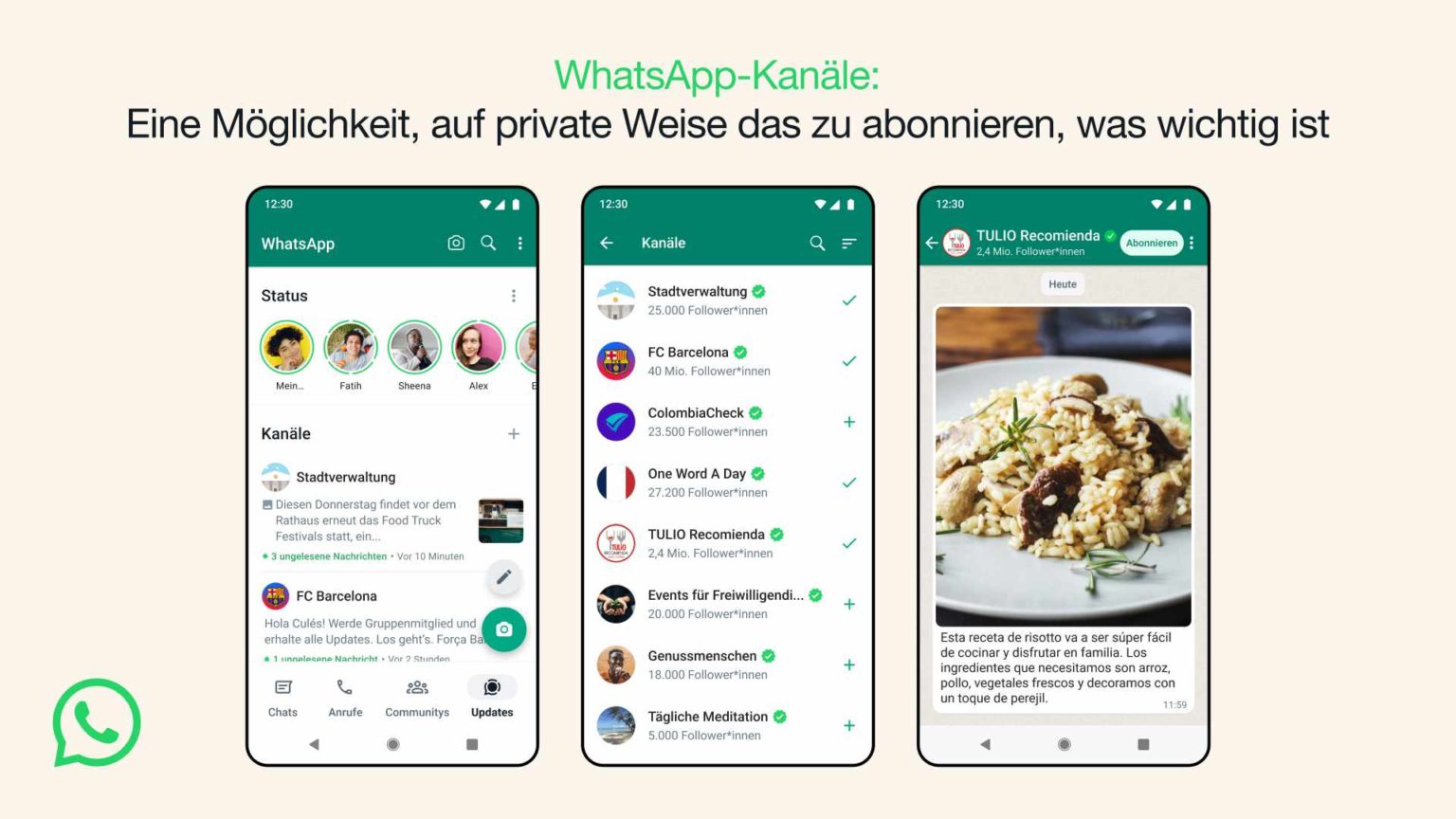 Canaux WhatsApp : une nouvelle fonctionnalité pour la communication à sens unique