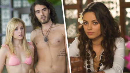 Oublier Sarah Marshall « ruinée » par Russell Brand, les controverses sur Mila Kunis, disent les fans