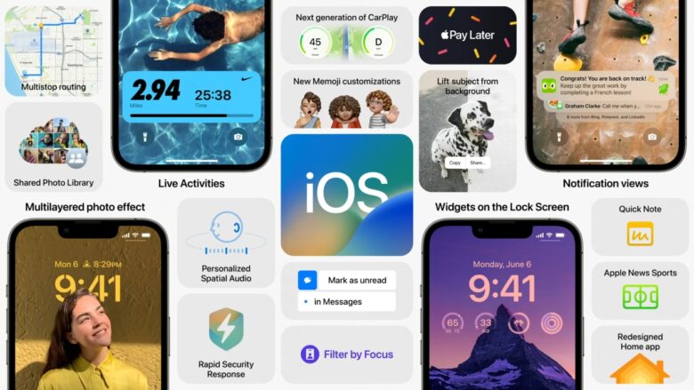 iOS 16 Toutes les fonctionnalités en un coup d'œil