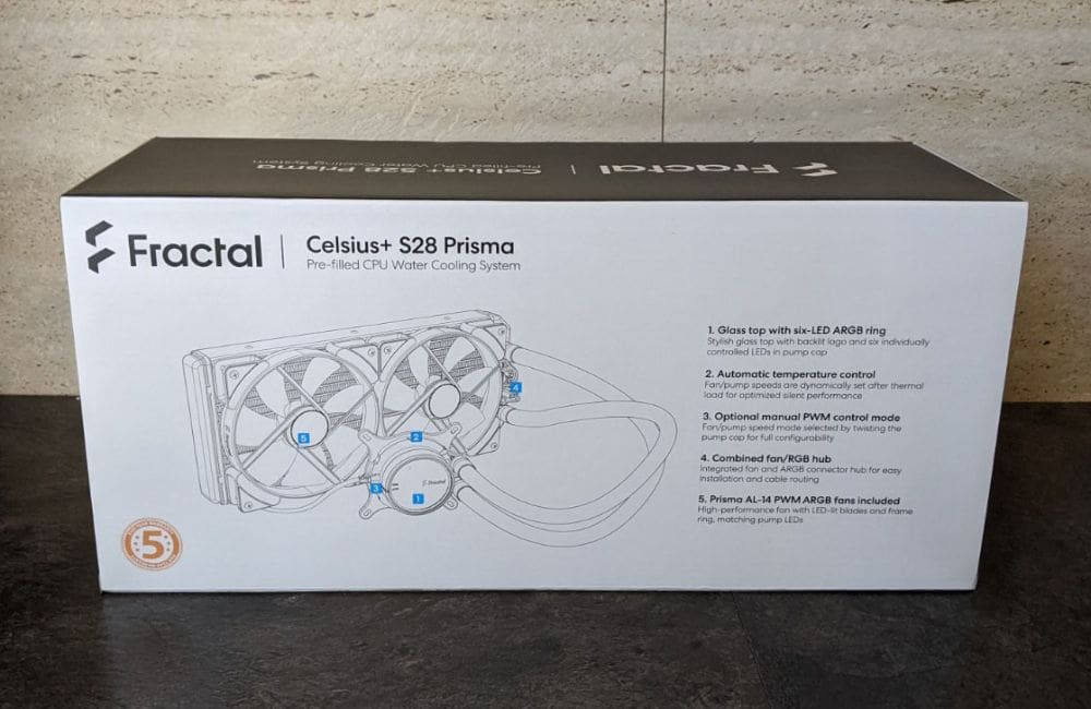 Refroidisseur de prisme Celsius de conception fractale 02