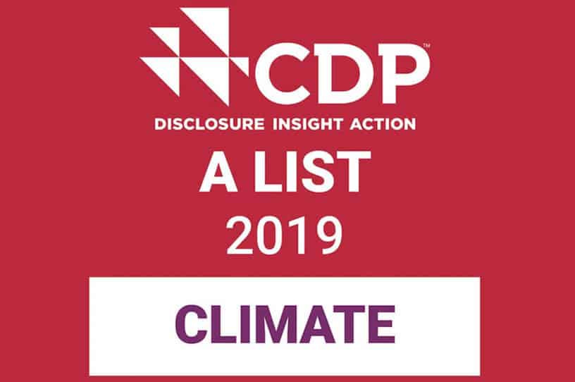 FUJIFILM inscrit sur la liste A du CDP pour le changement climatique