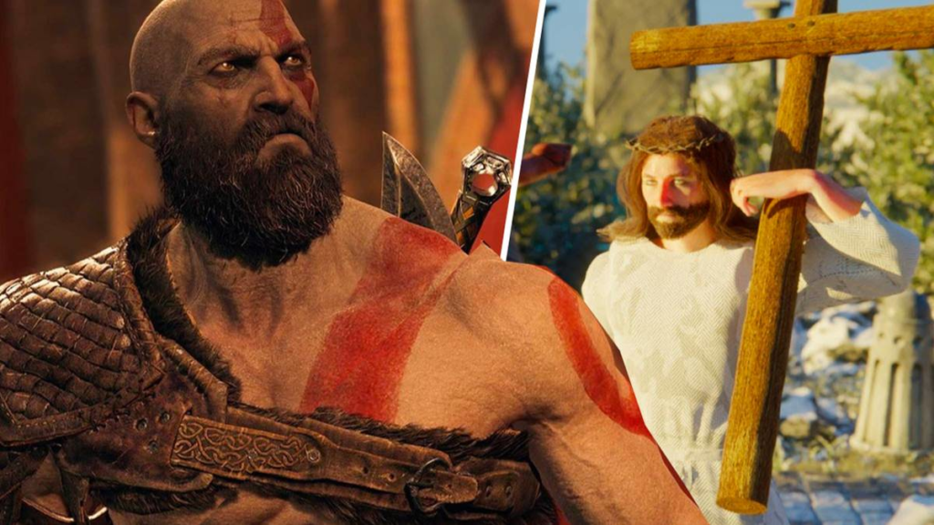 Kratos de God Of War fait enfin face à Jésus-Christ, et c'est excellent