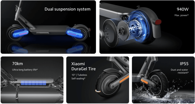 Trottinette électrique Xiaomi 4 Ultra