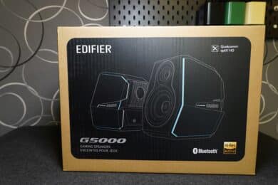 G5000 : Edifier lance une paire d'enceintes pour les gamers amoureux  d'éclairages RGB - Les Numériques