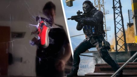 Un joueur de Call Of Duty enfonce la manette PlayStation dans la télévision avec une rage alarmante