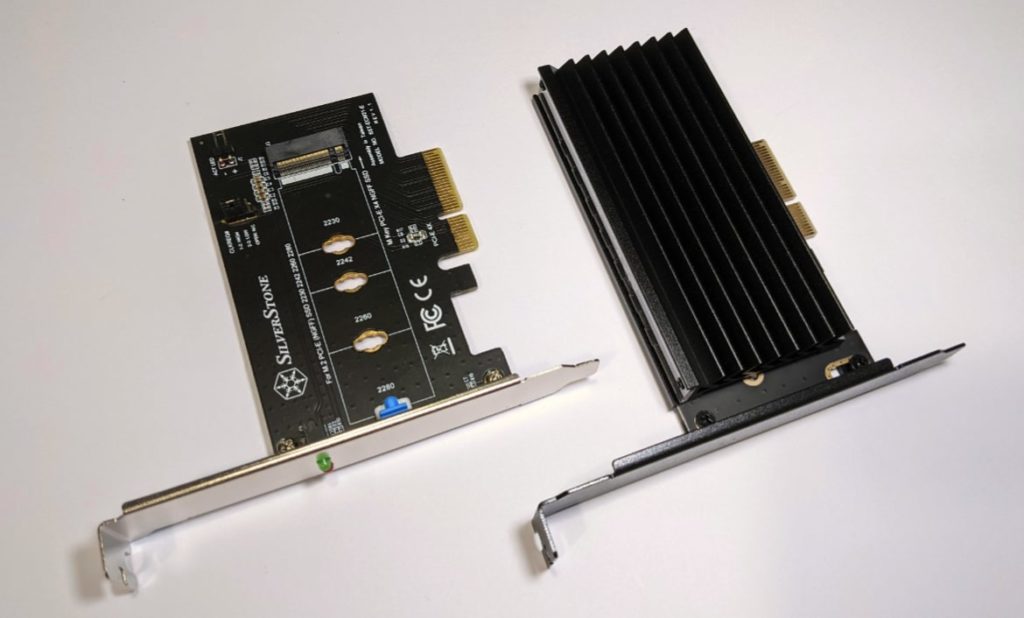 SilverStone ECM21-E et ECM24-ARGB – Adaptateur NVMe-SSD vers PCIe x4 en revue