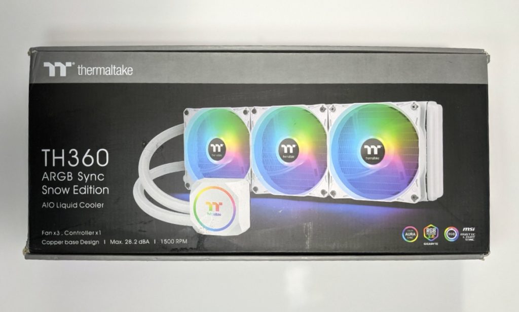 TH360 ARGB Sync – 360 mm AiO de Thermaltake en revue