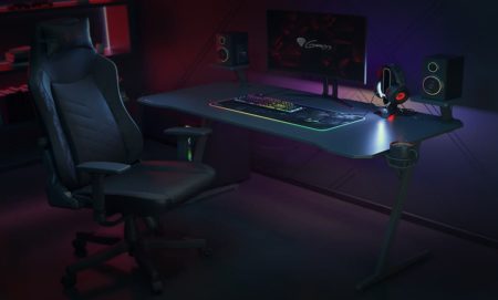 Bureau de jeu Genesis Holm 510 RGB – Désormais également RVB dans le bureau ?