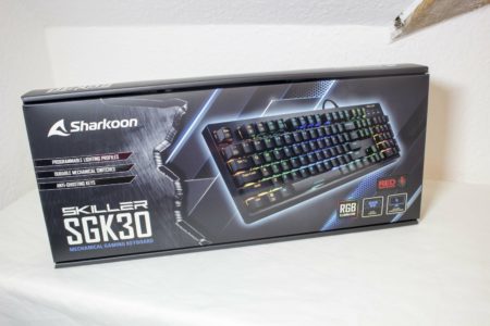 Sharkoon Skiller SGK30 en revue : Huano au lieu du commutateur Kailh