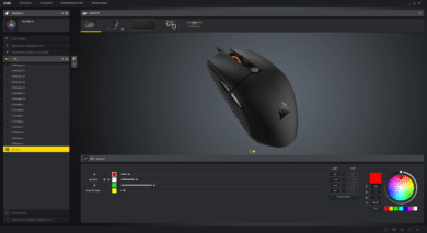 Corsair Katar souris fermée pesant grammes test