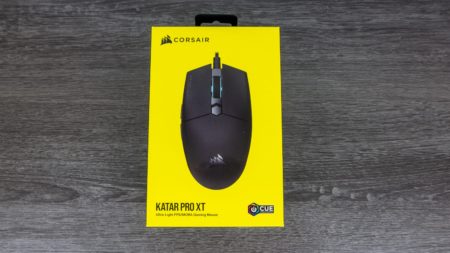 Corsair Katar Pro XT – souris de jeu fermée pesant 73 grammes en test