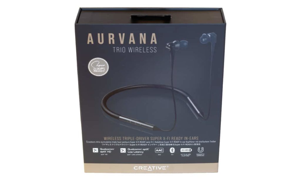 Aurvana Trio Wireless de Creative – écouteurs intra-auriculaires sans fil avec 20 heures d'autonomie