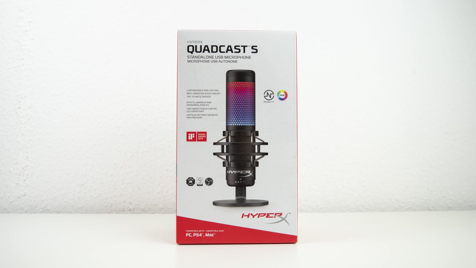 Test HyperX Quadcast S : le talent polyvalent bénéficie d'un éclairage RVB dynamique