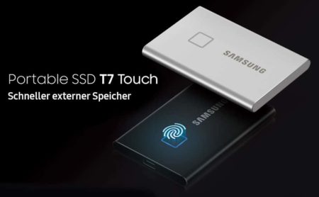 Samsung Portable SSD T7 Touch en test : SSD rapide avec une sécurité élevée des données ?