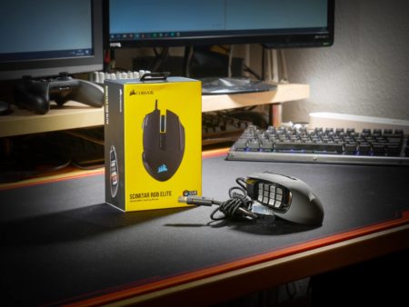 Test de la souris gaming Corsair SCIMITAR RGB Elite MMO/MOBA