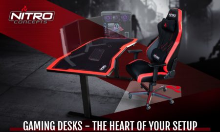 Nitro Concepts D16E – Bureau de jeu réglable en hauteur en test