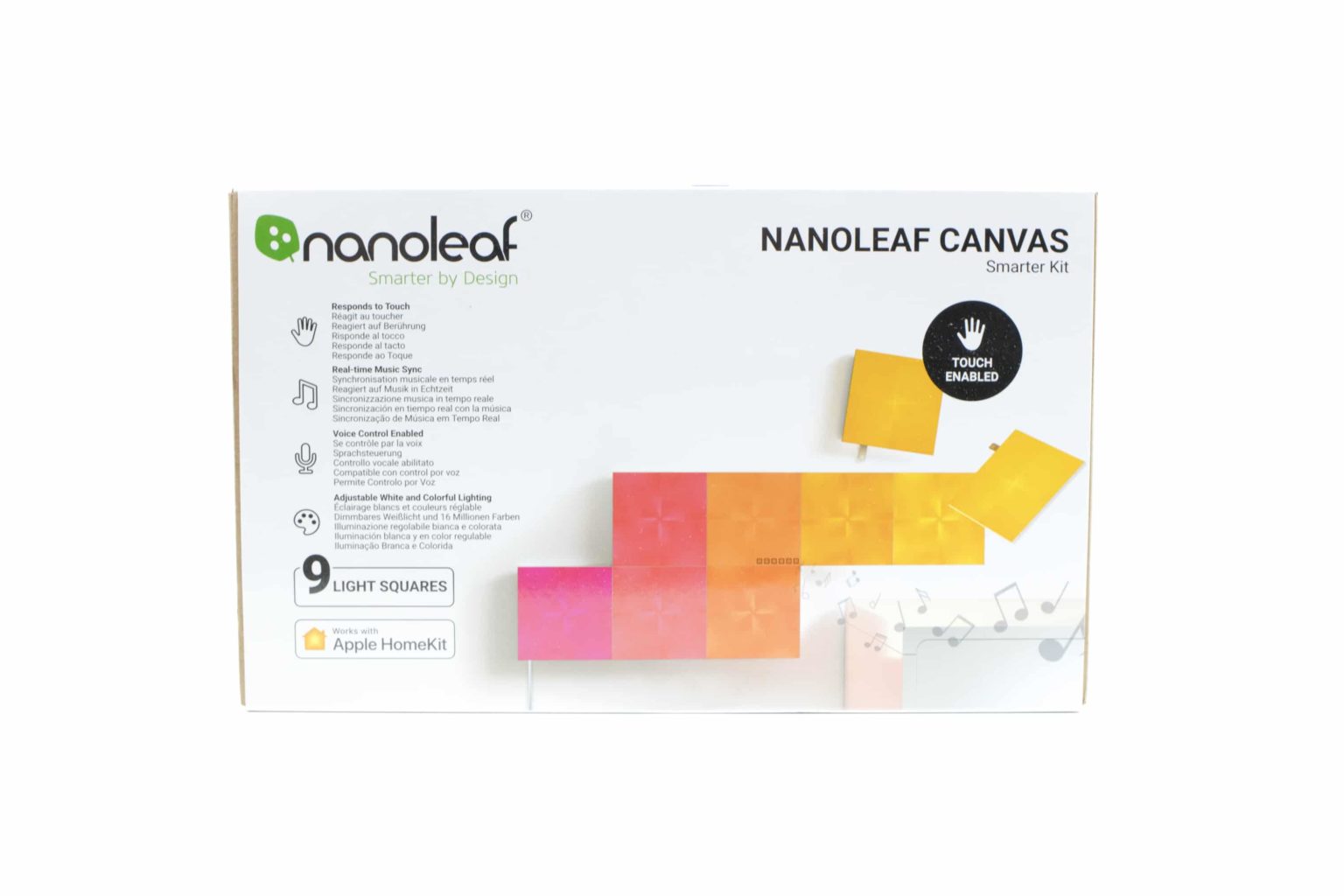 Examen de Nanoleaf Canvas – Jeux de couleurs par application, langue ou toucher