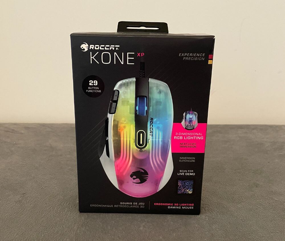 Roccat Kone XP, une souris haut en couleur pour les jeux MMO et MOBA 