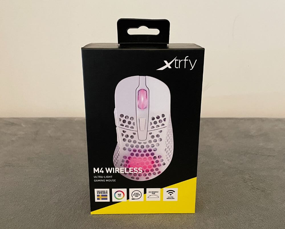 Souris Xtrfy M4 Wireless - Souris gaming sans fil ultra légère sur