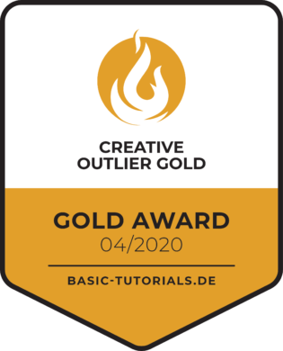 Prix ​​d'or des valeurs aberrantes créatives