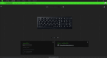 Razer BlackWidow sans dans clavier gamer