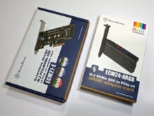 SilverStone ECM21-E ECM24-ARGB Adaptateur NVMe-SSD vers PCIe revue
