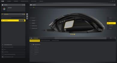 Corsair Nightsword Souris avec système poids spécial