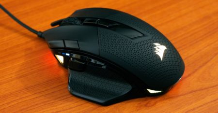 Corsair Nightsword RGB – Souris de jeu avec système de poids spécial