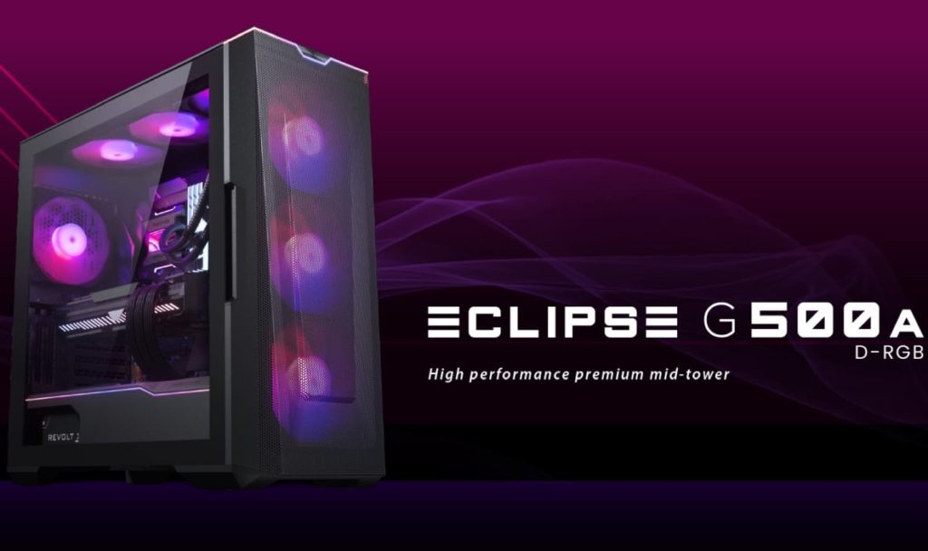 Phanteks présente l'Eclipse G500A, le ventilateur M25 et les nouvelles bandes blanches Neon D-RGB