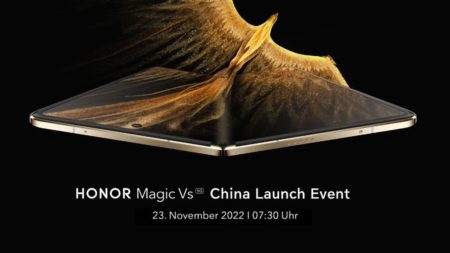 La fuite Honor Magic Vs montre que le pliable sera dévoilé le 23 novembre