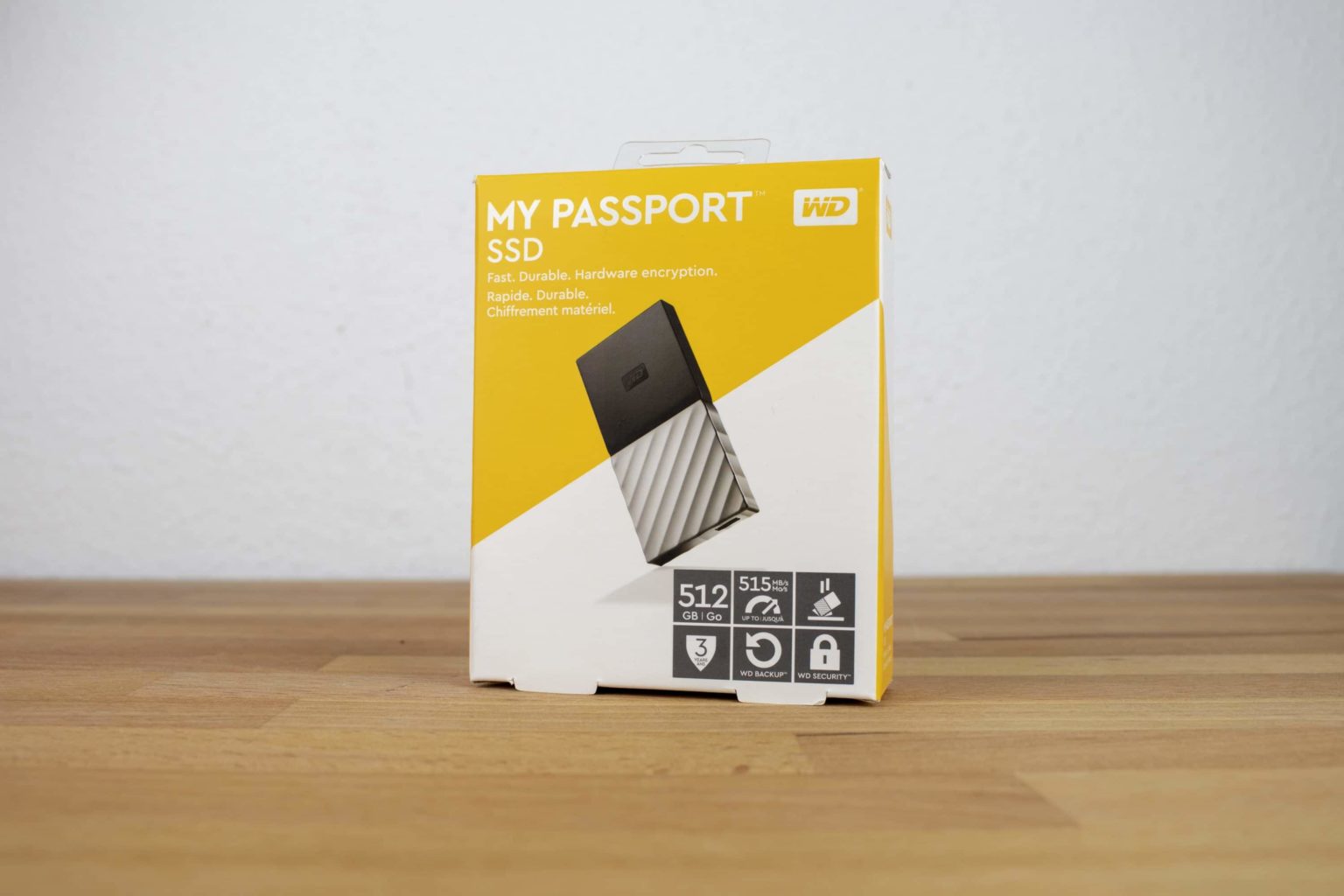 SSD Western Digital My Passport de 512 Go en cours de révision