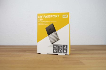 SSD Western Digital My Passport de 512 Go en cours de révision