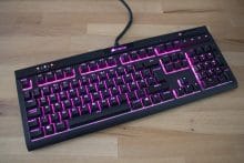 Corsair Penalty RGB MK.2, échantillon d'éclairage 2