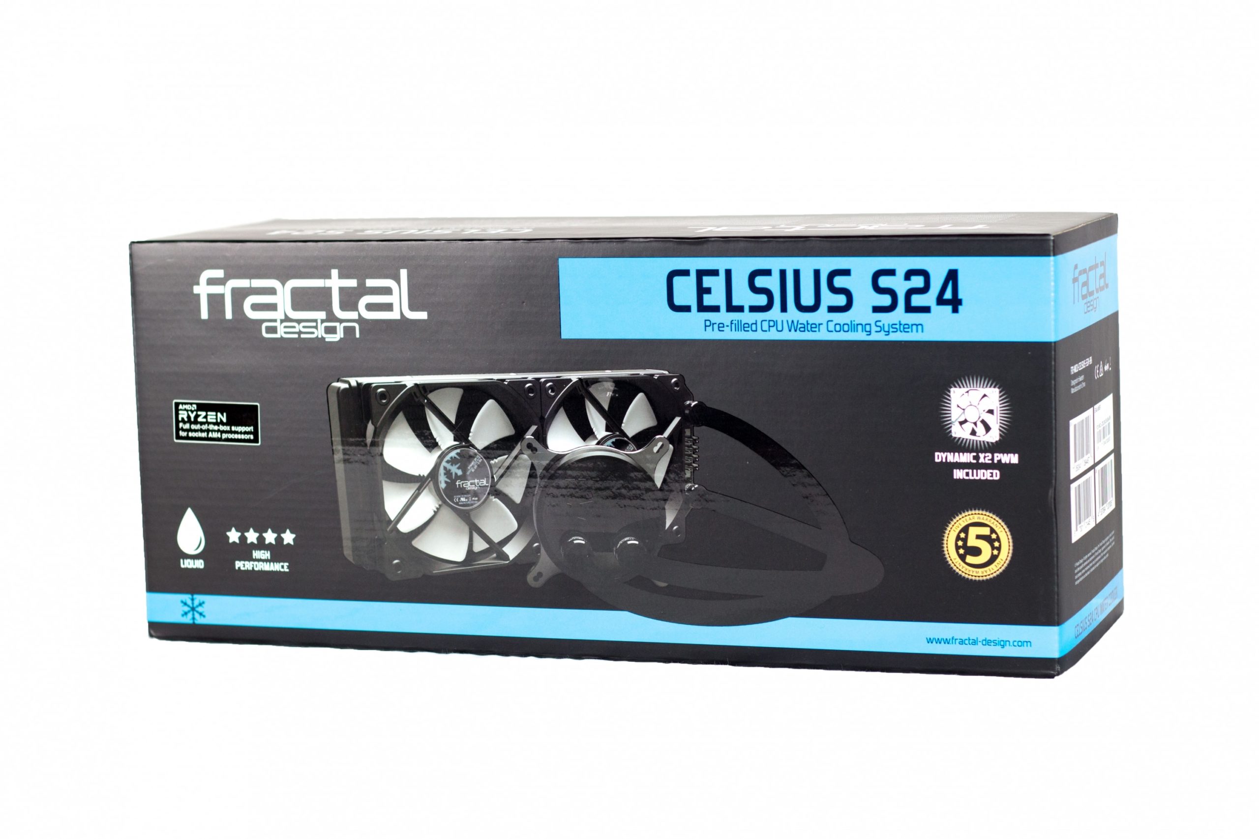 Fractal Design Celsius S24 Blackout 一体型水冷CPUクーラー120mm