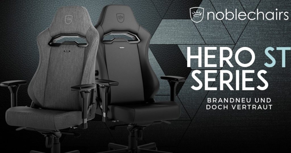 noblechairs HERO ST : chaise de jeu avec un nouveau look