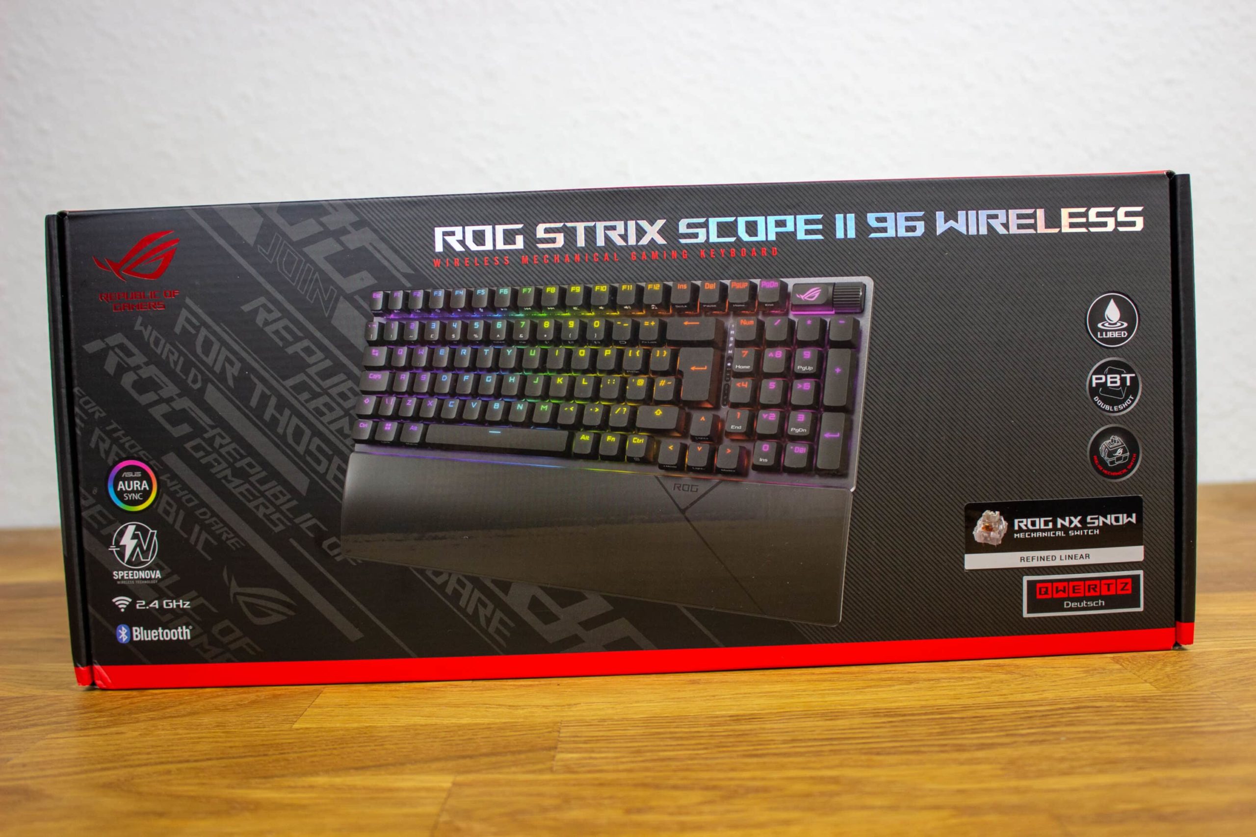 Clavier gamer sans fil ASUS ROG Strix Scope II 96 Wireless Asus en  multicolore