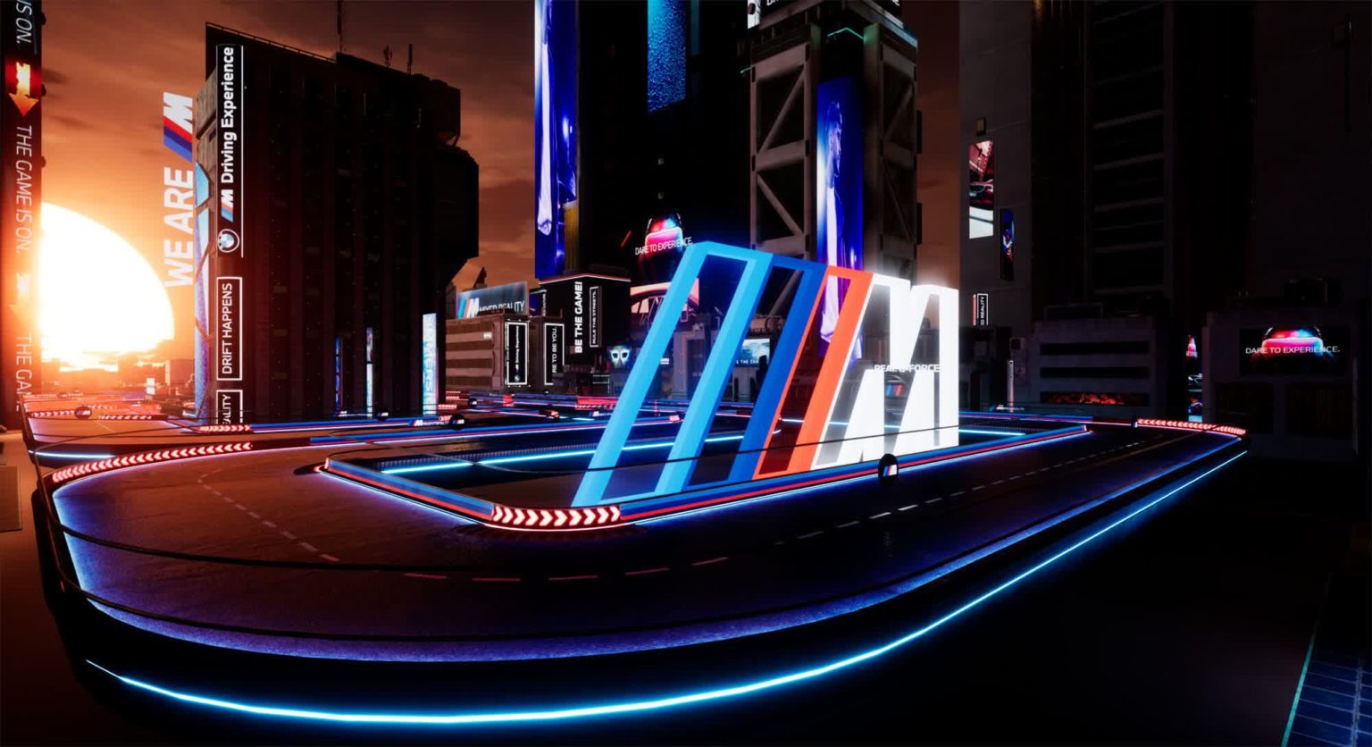 BMW invite ses clients à jouer à une simulation de course en réalité mixte tout en conduisant