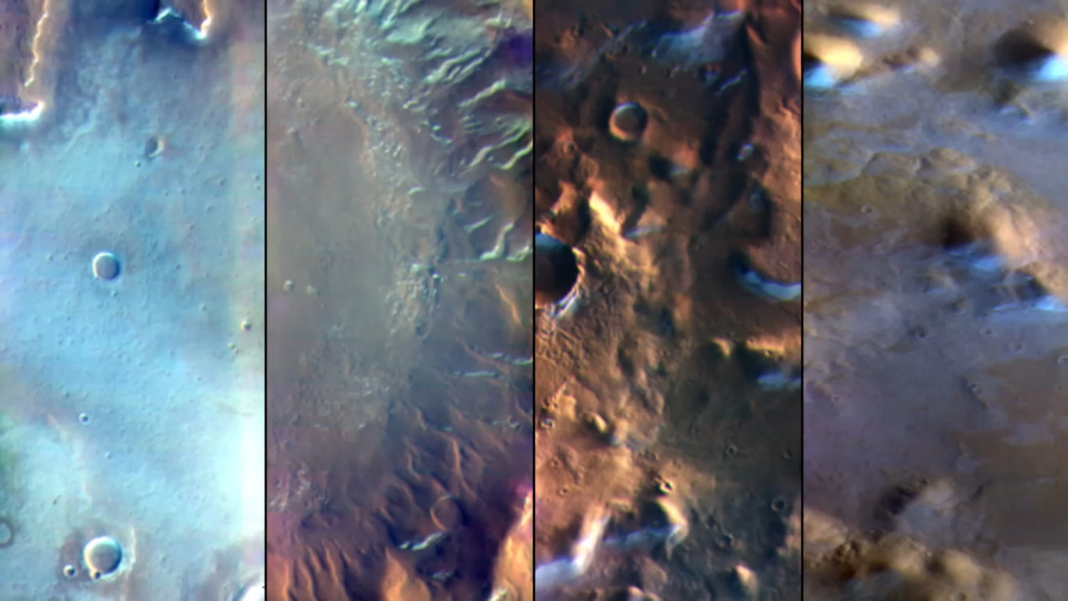 NASA Mars Orbiter captures new views of the Red planet