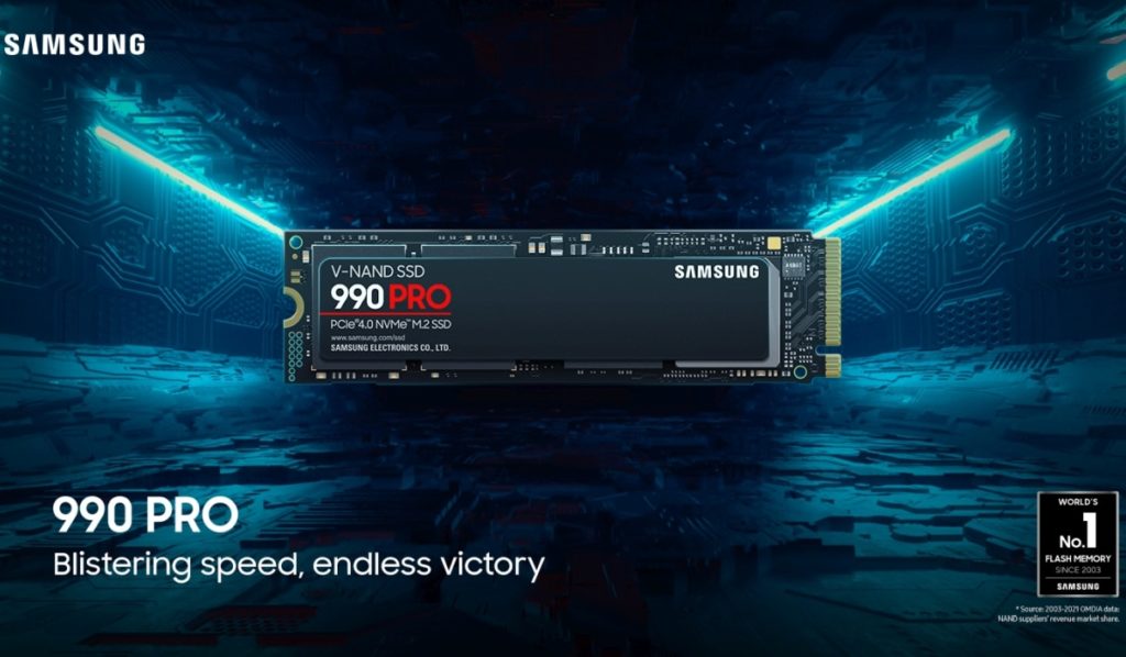 Samsung 990 Pro : le nouveau SSD NVMe performant lit à 7 450 Mo/s